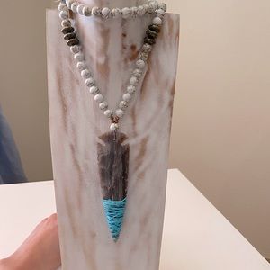 Beaded Pendant Necklace